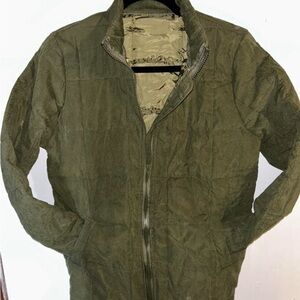 Olive Green Quilt Women's Jacket